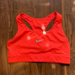 Bright coral women’s bra